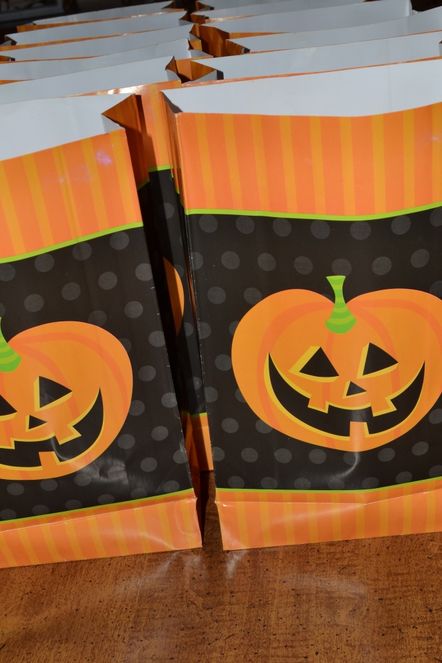 Halloween snack bags